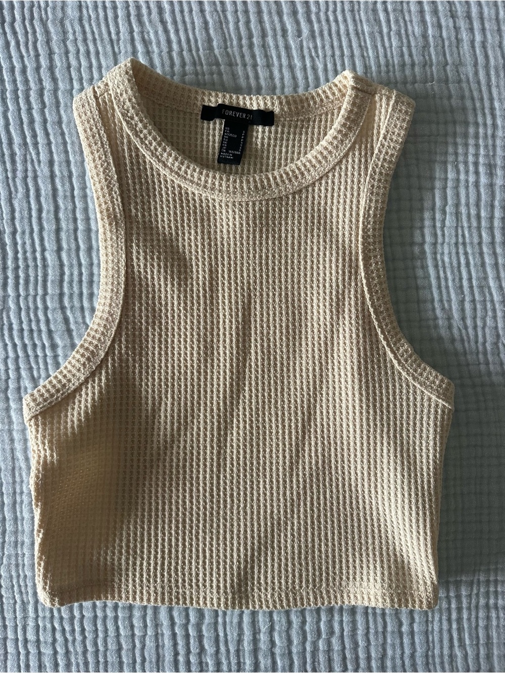 Forever 21 cropped high neck tank